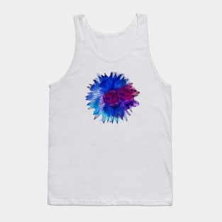 Watercolour and Ink Flower Mandala Tank Top